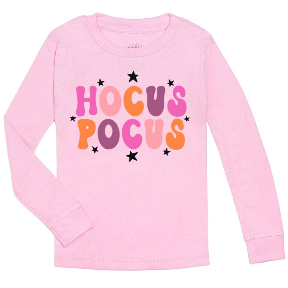 Hocus Pocus Halloween Long Sleeve Shirt - Pink