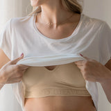 Signature Sublime® Contour Hands-Free Pumping & Nursing Bra | Beige - HoneyBug 