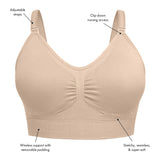 Simply Sublime® Nursing Bra | Beige - HoneyBug 