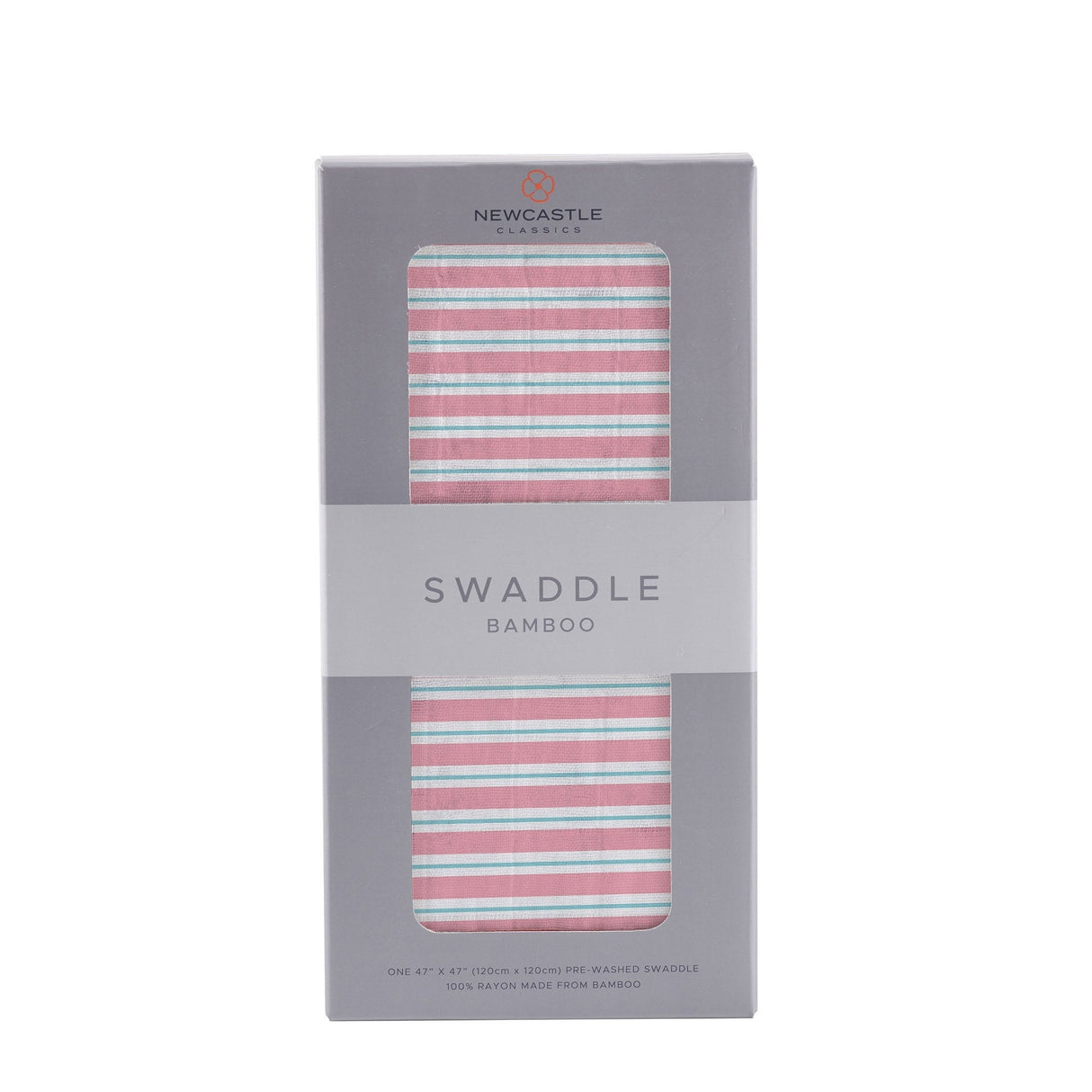 Candy Stripe Bamboo Muslin Swaddle