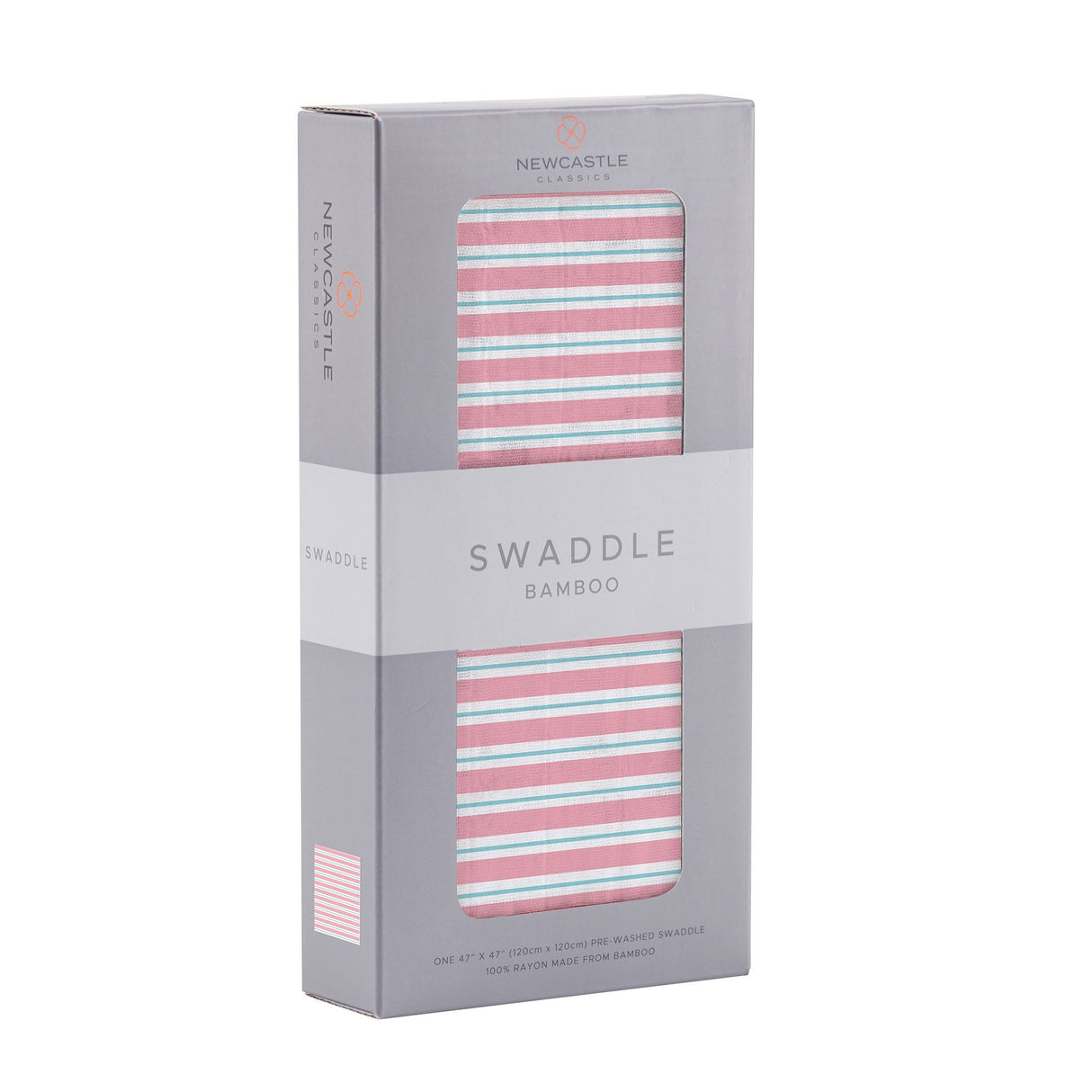 Candy Stripe Bamboo Muslin Swaddle