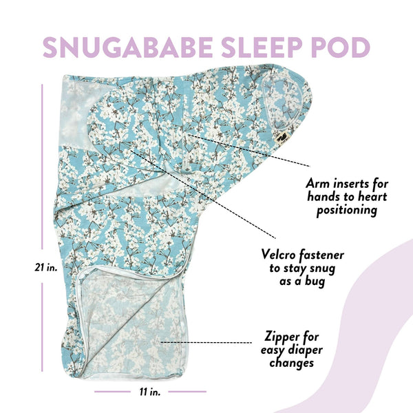 Snugababe Swaddle™ Sleep Pod - Cherry Blossoms