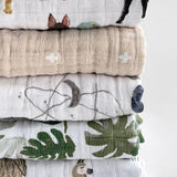 Original Cotton Muslin Quilt - Forest Friends