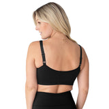 Sublime® Adjustable Crossover Nursing & Lounge Bra | Black - HoneyBug 