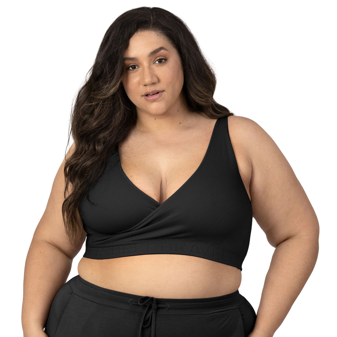 Sublime® Adjustable Crossover Nursing & Lounge Bra | Black - HoneyBug 