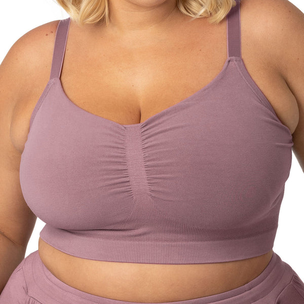 Kindred Bravely Sublime Bamboo Hands-Free Pumping Lounge & Sleep Bra -  Twilight, Xx-Large-Busty