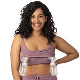 Sublime® Bamboo Hands-Free Pumping Lounge & Sleep Bra | Twilight - HoneyBug 