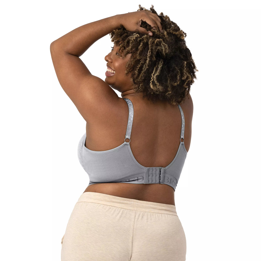 Sublime® Hands-Free Pumping & Nursing Bra | Grey - HoneyBug 