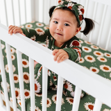 Rustic Blooms Crib Sheet