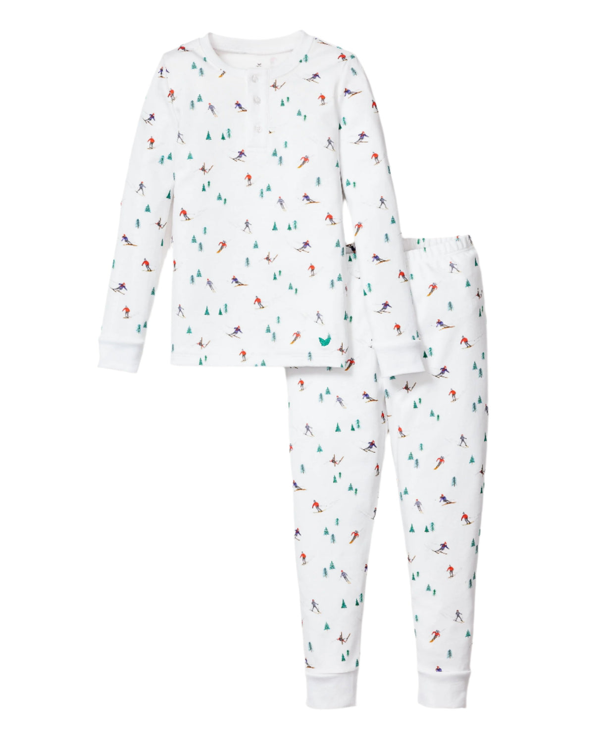 Kid's Pima Snug Fit Pajama Set in Après Ski