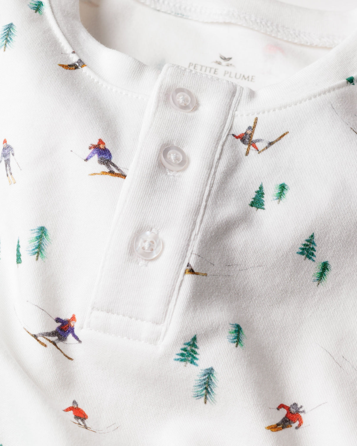 Kid's Pima Snug Fit Pajama Set in Après Ski