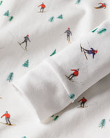 Kid's Pima Snug Fit Pajama Set in Après Ski