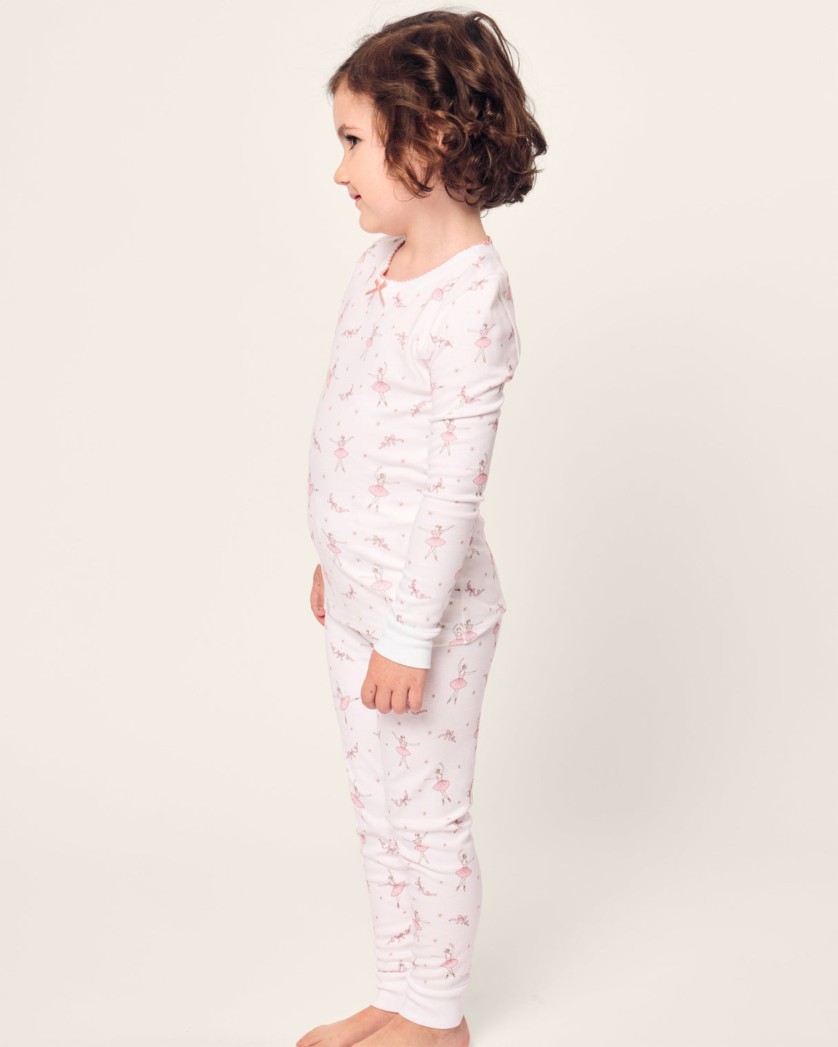 Kid's Pima Snug Fit Pajama Set in Sugar Plum Fairy