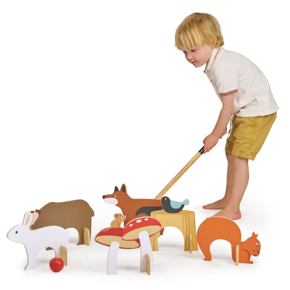 Woodland Indoor Croquet Set - HoneyBug 