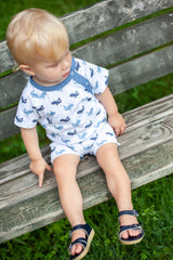 Landon Whale Romper