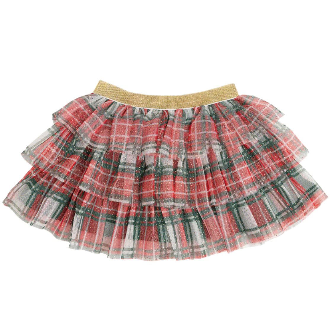 Christmas Plaid Tiered Tutu