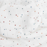 Cotton Muslin Swaddle Blanket - Dots