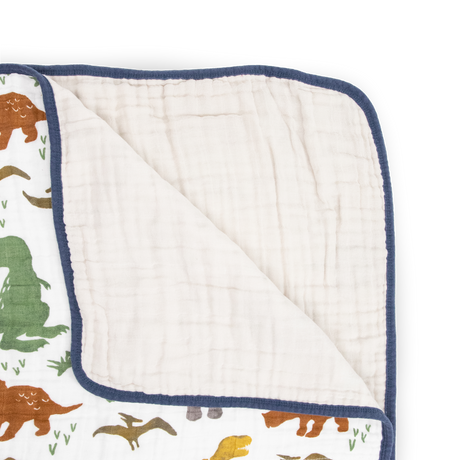 Original Cotton Muslin Quilt - Dino Friends