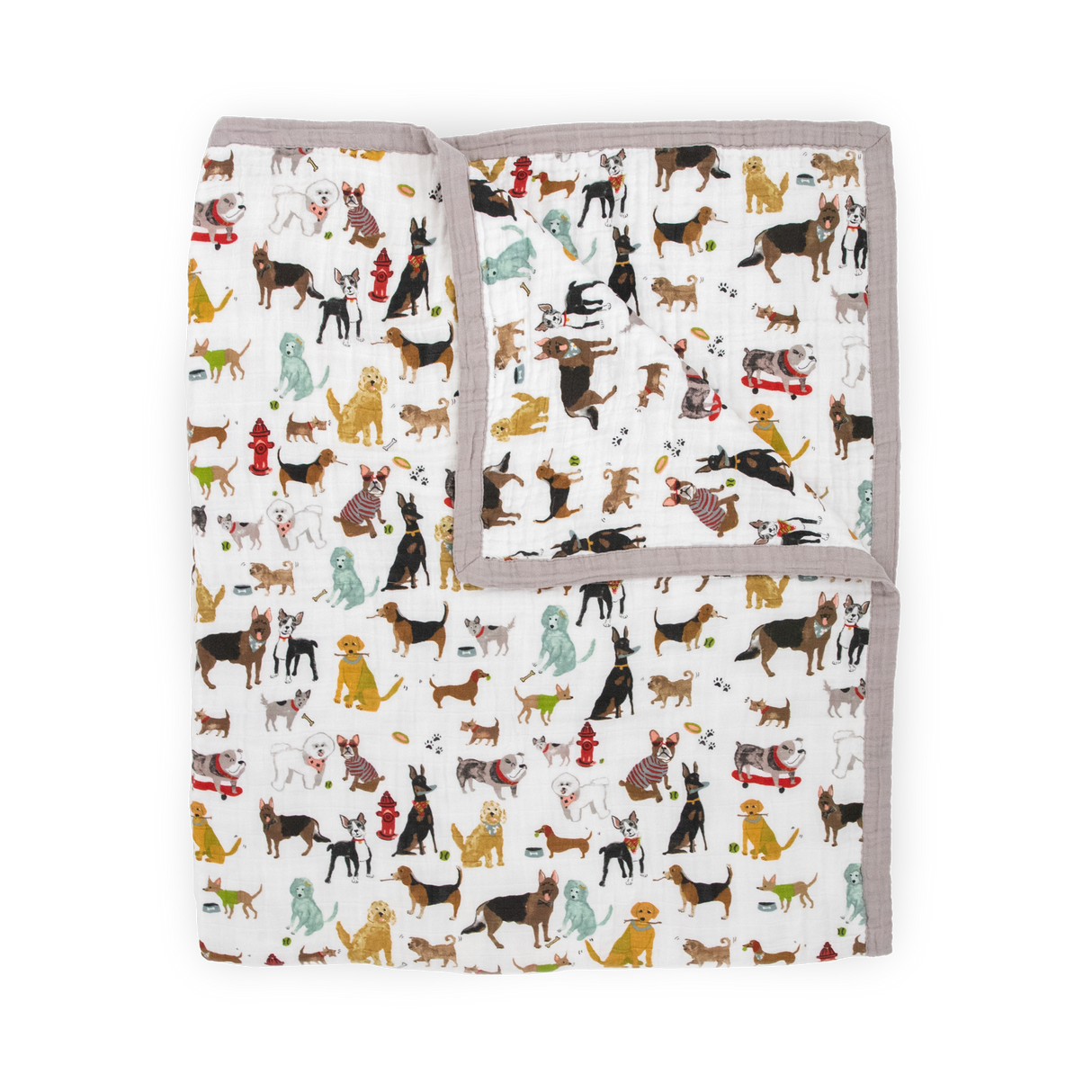 Cotton Muslin Quilted Throw - Woof