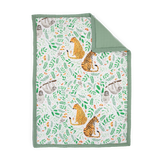 Cotton Muslin Toddler Bedding 3 Piece Set - Mighty Jungle