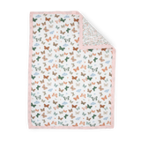 Cotton Muslin Toddler Comforter - Butterflies