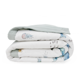 Cotton Muslin Toddler Comforter - Whales