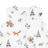 Cotton Muslin Sleep Bag - Forest Friends