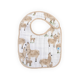 Cotton Muslin Classic Bib 3 Pack - Llama Llama