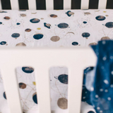 Cotton Muslin Crib Sheet - Planetary