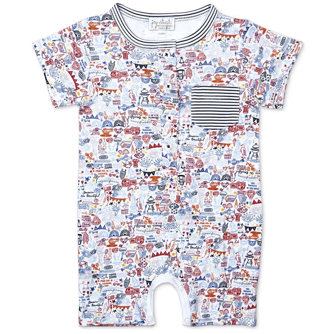 USA Boys Shortie Romper