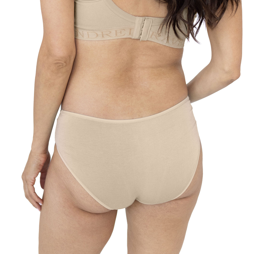 Under-the-Bump Bikini Underwear (5-Pack) | Low Rise Style - Neutrals - HoneyBug 