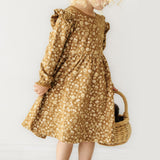 Organic Ruffle Dress - Wildflower - HoneyBug 