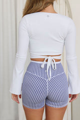 Astoria LIVE LUXE Wrap Sleeved Crop - White