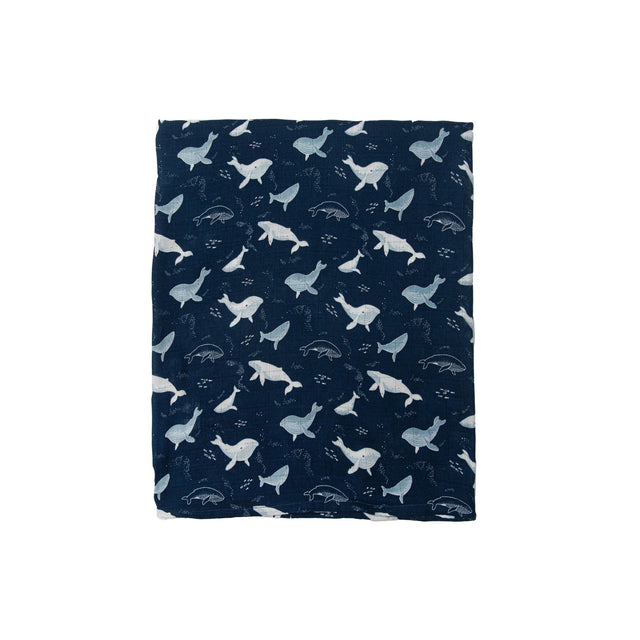 Swaddle - Whales - HoneyBug 