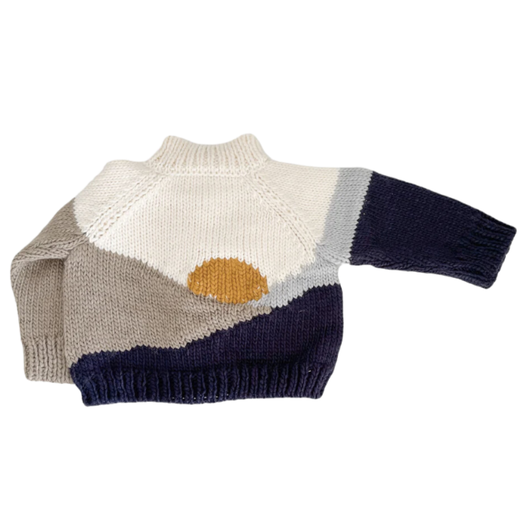 Sunset Cardigan - Navy - HoneyBug 