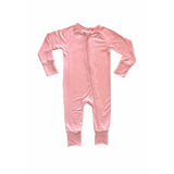 Rose Zipper Romper - HoneyBug 