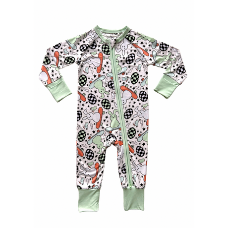 Somebunny Chick Me Out Zipper Romper - HoneyBug 