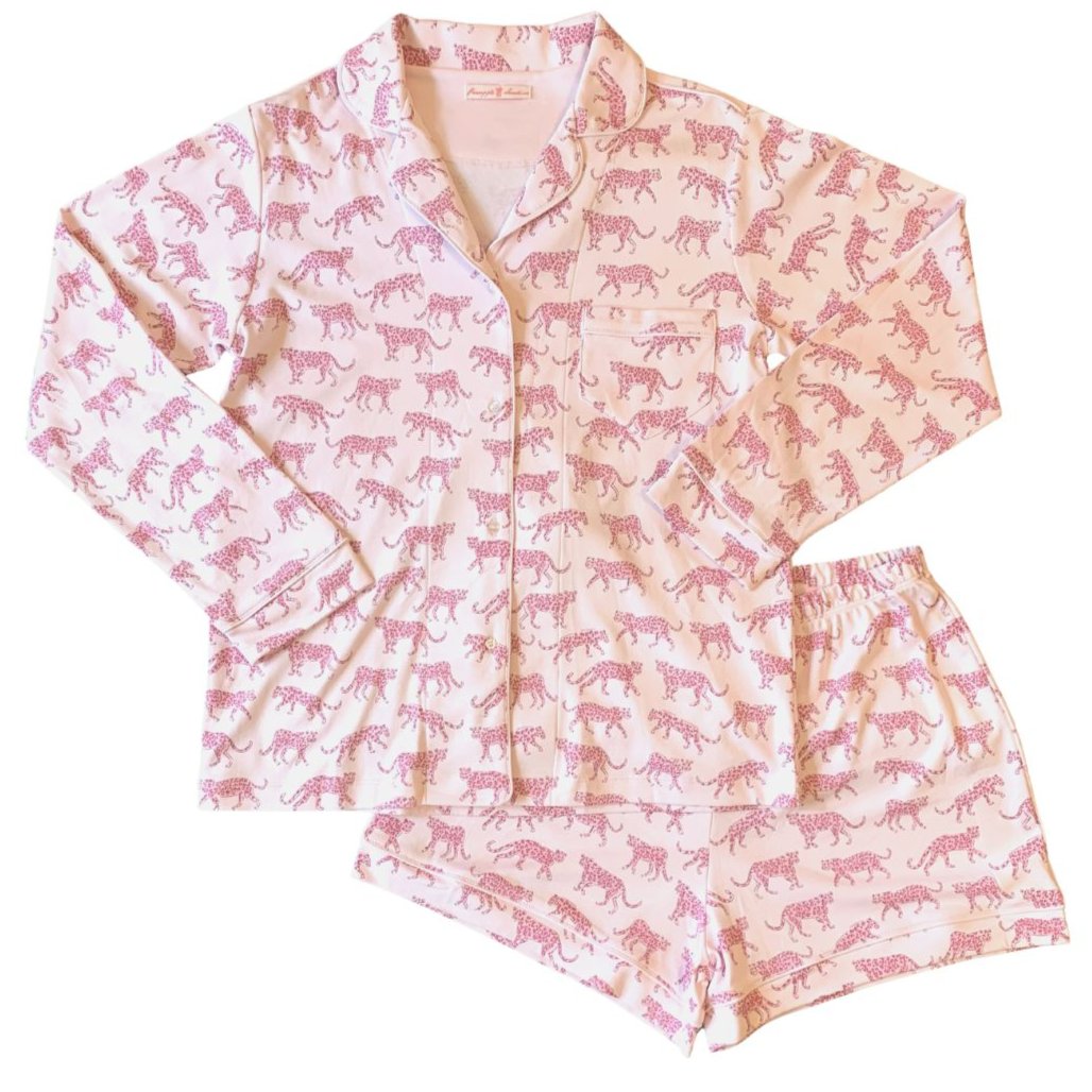 Pink Cheetah Mom Pajamas