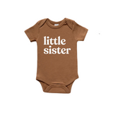 Little Sister Organic Baby Bodysuit - HoneyBug 