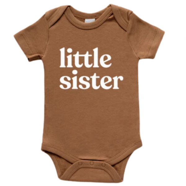 Little Sister Organic Baby Bodysuit - HoneyBug 