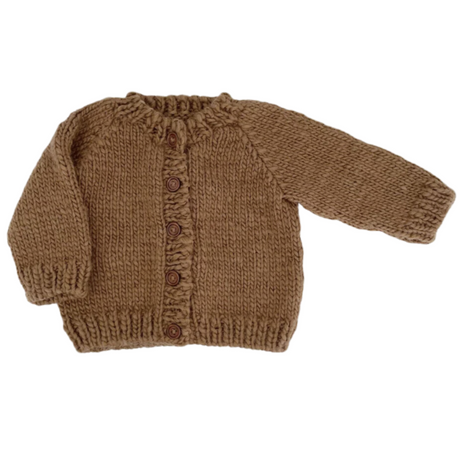 Classic Cardigan - Walnut - HoneyBug 