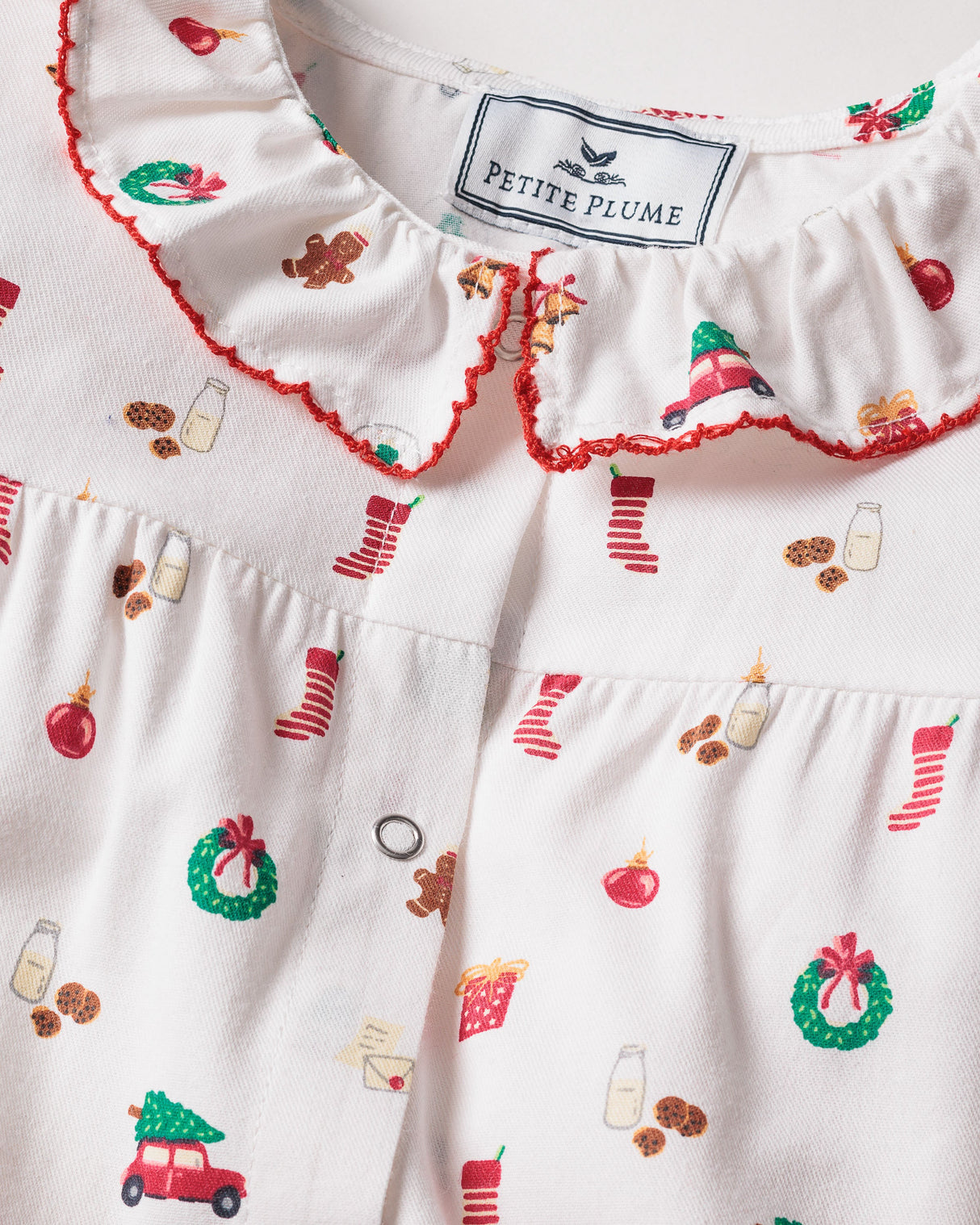 Baby's Twill Madeline Romper in Winter Nostalgia