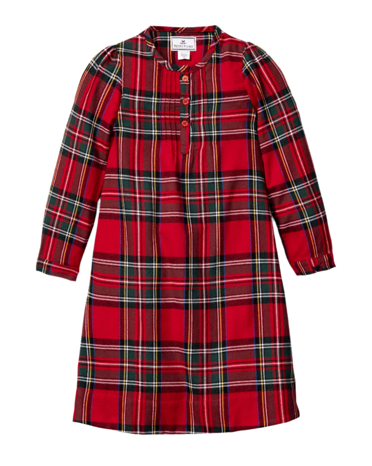 Girl's Brushed Cotton Beatrice Nightgown in Imperial Tartan