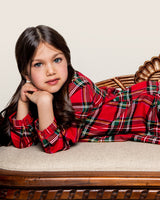 Girl's Brushed Cotton Beatrice Nightgown in Imperial Tartan