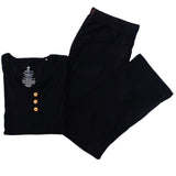 WOMEN'S PAJAMA SET- Midnight Ribbed