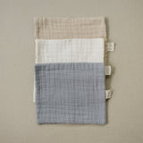 Dusty Blue Muslin Burp Cloth