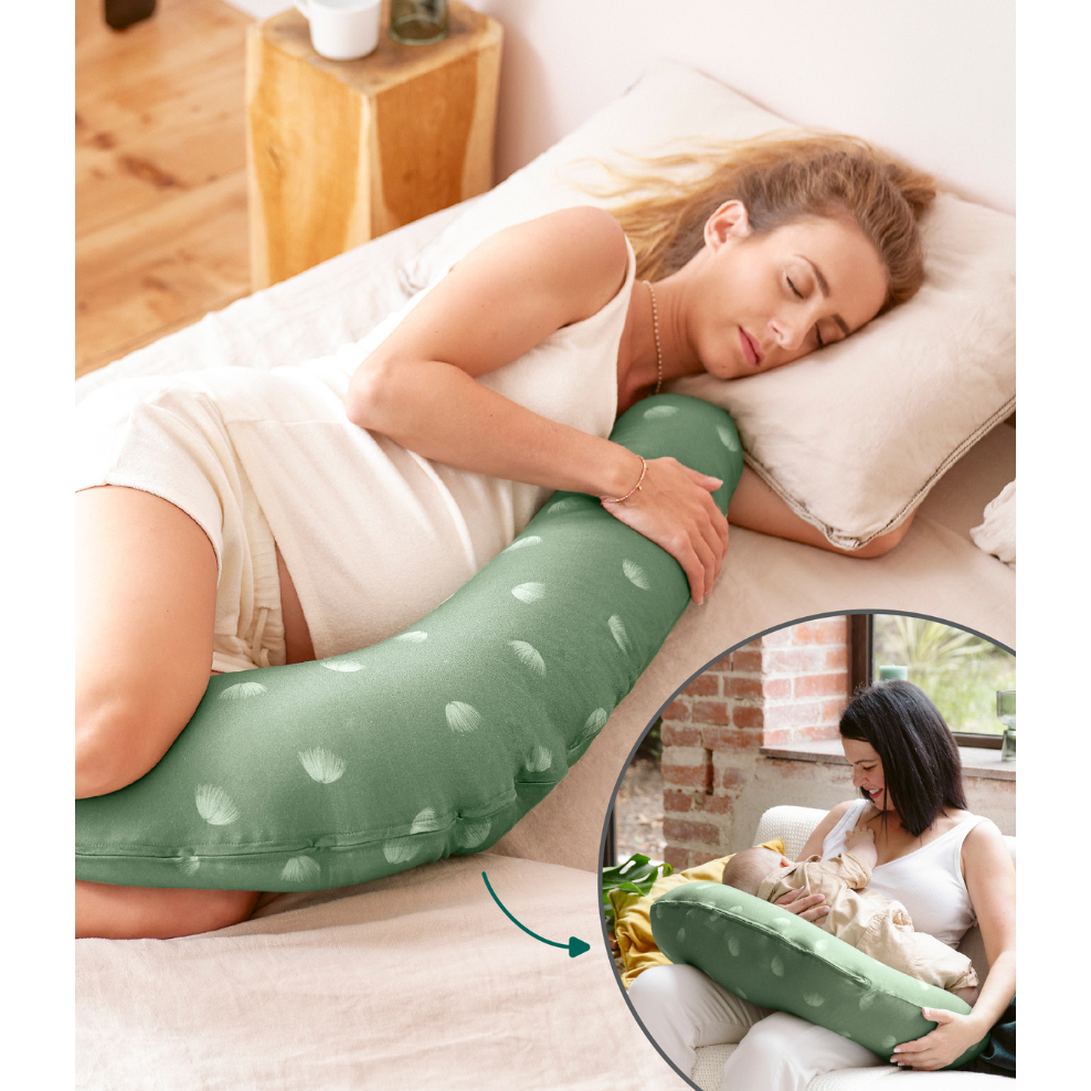 2-in-1 Pregnancy Pillow and Breastfeeding - HoneyBug 