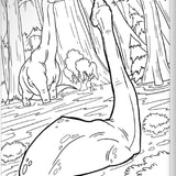 Coloring Book - Dinosaurs - HoneyBug 