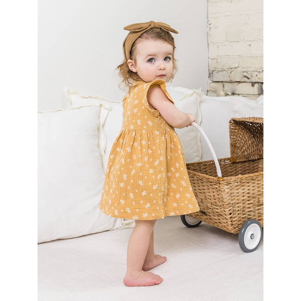 Gia Muslin Dress - Honeysuckle - HoneyBug 