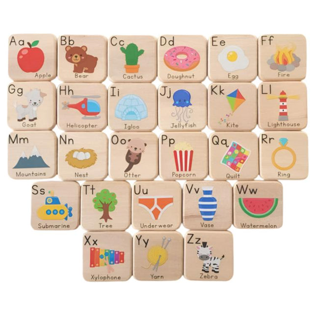 ABC Learning Tiles - HoneyBug 